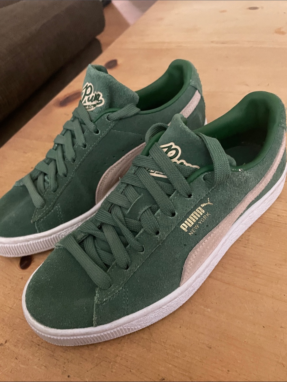 Puma Green Suede women’s Sneakers